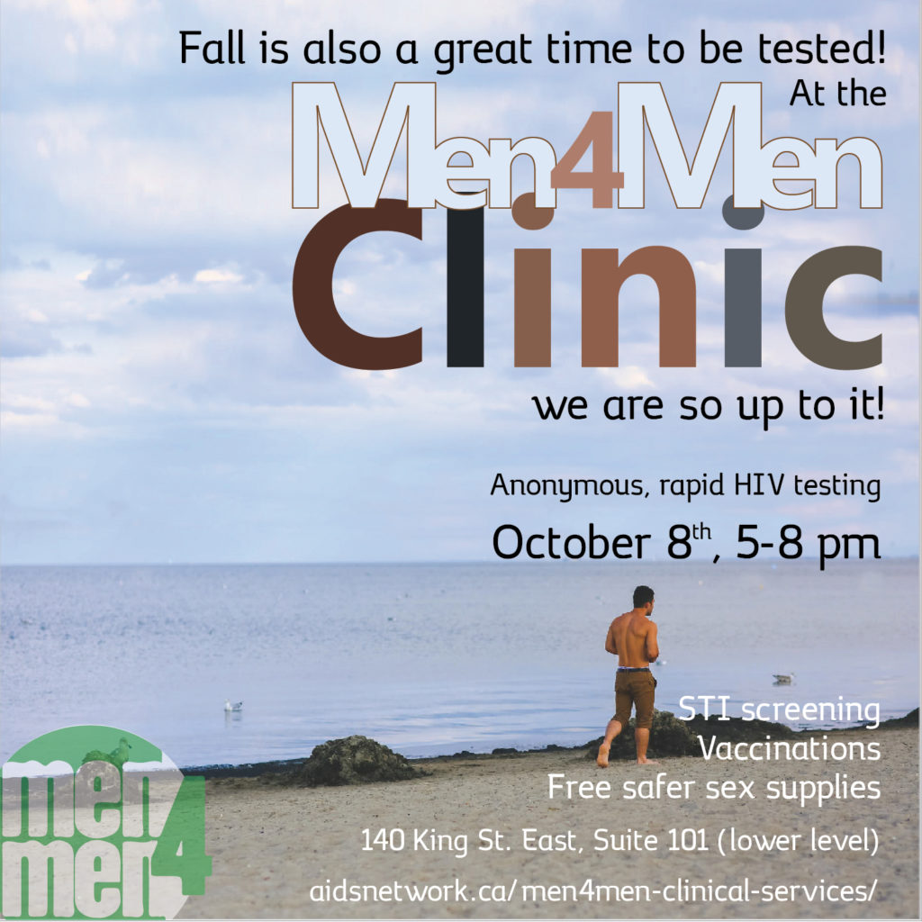 Men4Men October's Testing Clinic!